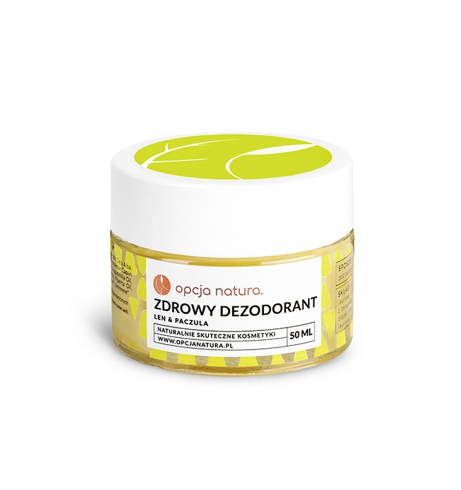 zdrowy dezodorant len & paczula